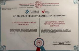 T.C. Sağlık Bakanlığı Uluslararası Sağlık Turizmi Yetki Belgesi